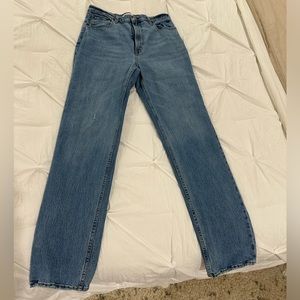 Abercrombie 90s Ultra High rise straight led size 10L